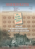 Nr. 17 - Siegburger Blätter SIEGBURG IN DER NACHKRIEGSZEIT