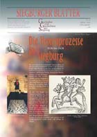 Ausgabe 6 HEXENPROZESSE IN SIEGBURG